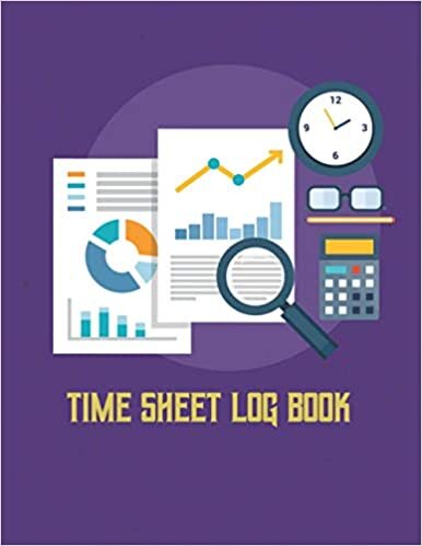 indir Time Sheet Log Book: Large Simple Employee Time Log, Simple Weekly Work Hours Log Tracker