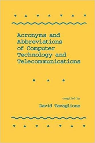 تحميل Acronyms and Abbreviations of Computer Technology and Telecommunications