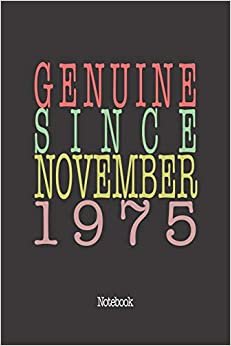 تحميل Genuine Since November 1975: Notebook