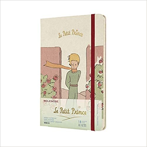 Moleskine 2020-21 Petit Prince Weekly Planner, 18M, Large, Roses, Hard Cover (5 x 8.25)