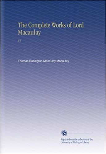 indir The Complete Works of Lord Macaulay: V.5