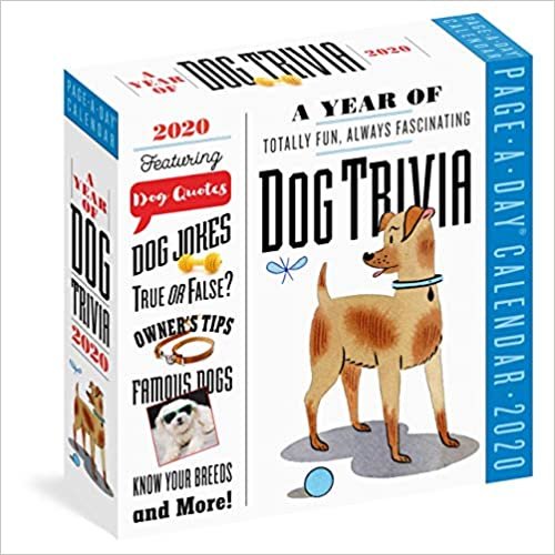 A Year of Dog Trivia Color 2020 Calendar: Totally Fun, Always Fascinating