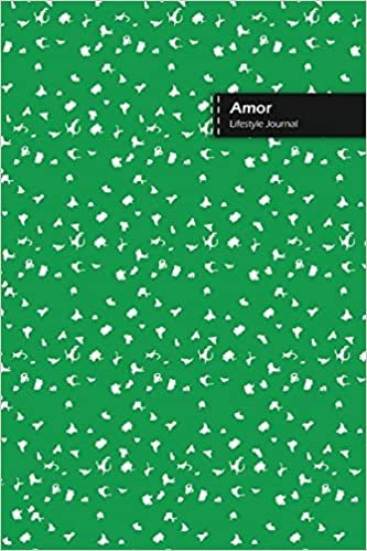 تحميل Amor Lifestyle Journal, Blank Write-in Notebook, Dotted Lines, Wide Ruled, Size (A5) 6 x 9 In (Green)