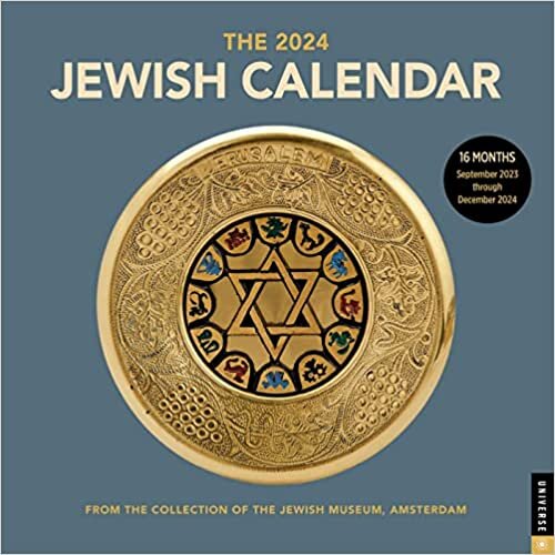 ダウンロード  The Jewish Calendar 2023–2024 (5784) 16-Month Wall Calendar 本