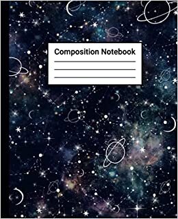 indir Composition Notebook: Wide Ruled Notebook Paper / 7.5&quot; x 9.25&quot; / 110 Pages / For girls, teens, students, kids and adults (Decomposition / Composition Notebooks 15/50)