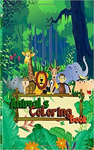 indir Animals Coloring Book: A to Z Animals Coloring Book By Letters! Awesome way to memorize names of animals Around the jungle World ! For all ages