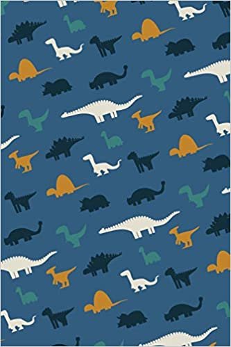 تحميل Notizbuch: Punktkariert ca. A5 110 Seiten - mit Dinosaurier Motiv für alle Dino Fans - für Notzien aller Art, als Schreibheft oder Tagebuch