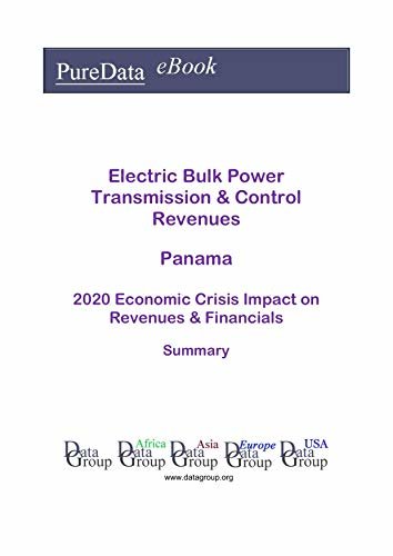 ダウンロード  Electric Bulk Power Transmission & Control Revenues Panama Summary: 2020 Economic Crisis Impact on Revenues & Financials (English Edition) 本