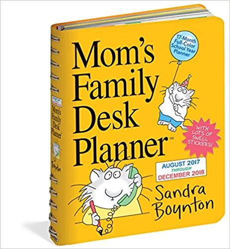 Mom's Family Desk Planner August 2017 Through December 2018