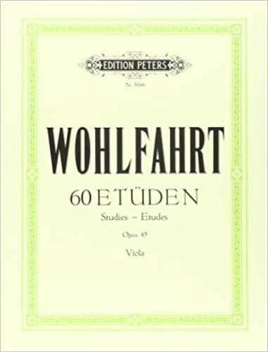 60 Etüden für Violine solo op. 45: für Viola bearbeitet indir