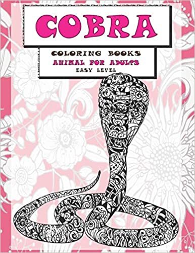 ダウンロード  Coloring Books Animal for Adults - Easy Level - Cobra 本