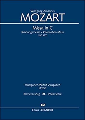 Missa in C (Klavierauszug XL): Krönungsmesse KV 317, 1779 indir