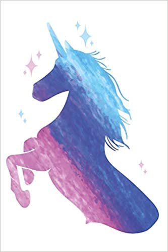 striped unicorn white: colorful unicorn Notebook graph paper 120 pages 6x9 perfect as math book, sketchbook, workbook and diary indir