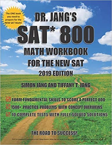 تحميل Dr. Jang&#39;s SAT 800 Math Workbook for the New SAT 2019 Edition