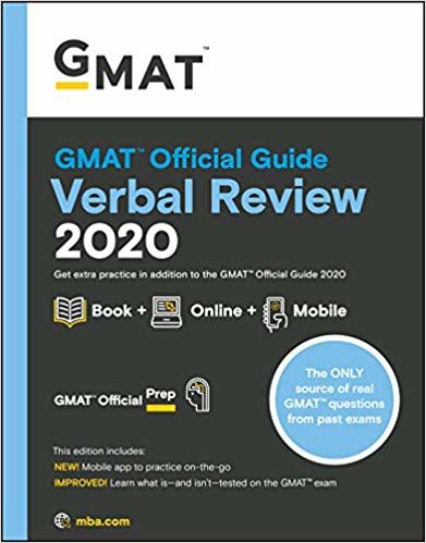 تحميل GMAT Official Guide 2020 Verbal Review: Book + Online Question Bank