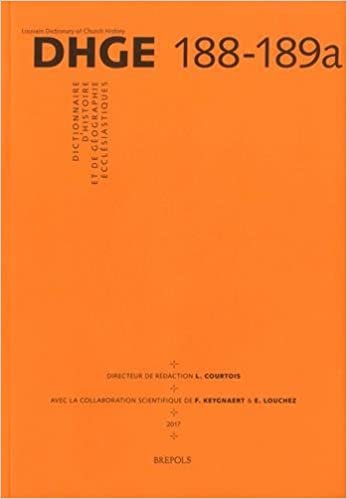 indir Dictionnaire d&#39;Histoire Et de Geographie Ecclesiastiques - Fascicule 188-189a