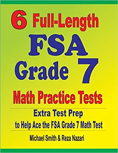 تحميل 6 Full-Length FSA Grade 7 Math Practice Tests: Extra Test Prep to Help Ace the FSA Grade 7 Math Test