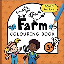 تحميل Colouring Book Farm For Children: Animals, Tractors, Vehicles and Farmyard life for boys &amp; girls to colour Ages 3+