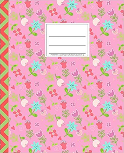 Primary Composition Notebook K-2: Learn With Luna. Draw and Write Journal 7.5x9.25 inches. Cute Colorful Flowers Design. Fun Learning for Boys and Girls indir