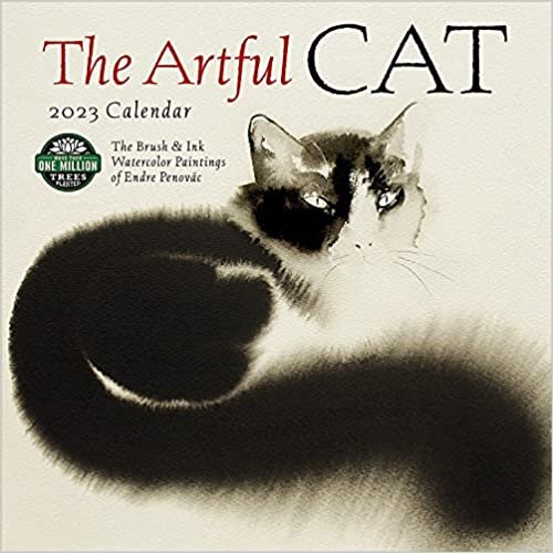 ARTFUL CAT 2023 WALL CALENDAR