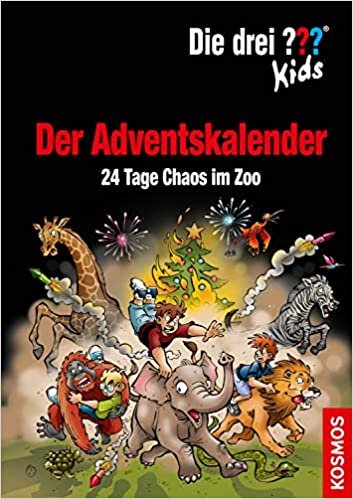 ダウンロード  Die drei ??? Kids. Der Adventskalender (drei Fragezeichen): 24 Tage Chaos im Zoo Extra: Stickerbogen 本