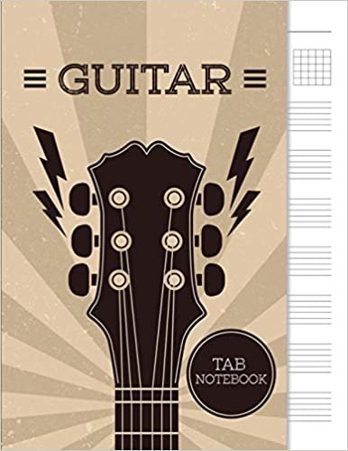 تحميل Guitar Tab Notebook: 6 String Guitar Chord and Tablature Staff Music Paper for Guitar Players, Musicians, Teachers and Students (8.5x11 - 110 Pages) (Guitar Manuscript Books)