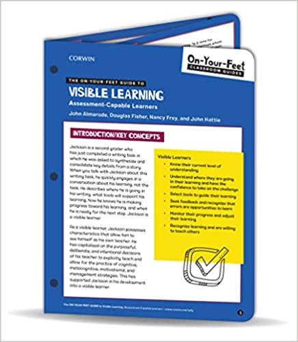 تحميل The On-Your-Feet Guide to Visible Learning: Assessment-Capable Learners