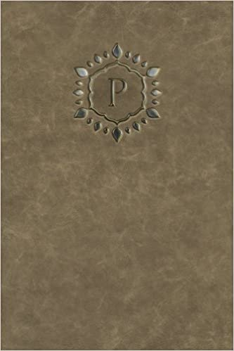 Monogram "P" Notebook: Volume 16 (Monogram Raw 150 Lined) indir