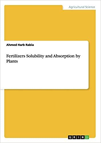 تحميل Fertilizers Solubility and Absorption by Plants