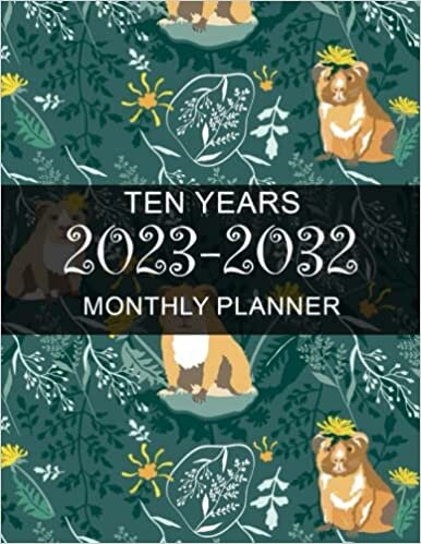 ダウンロード  2023-2032: Guinea pig Ten Year Monthly Planner- 10 Years At a Glance 120 Months Yearly Monthly & Weekly Schedule Organizer ... (Large 10 Years Calendar Planner 2023-2032) 本