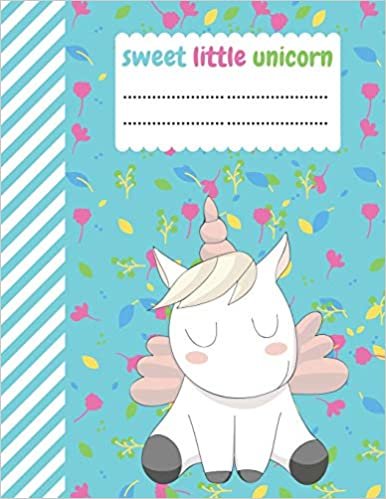 Sweet little unicorn: : Grid Paper Notebook, Quad Ruled, 100 Sheets (Large, 8.5 x 11)