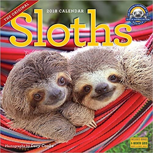 The Original Sloths 2018 Calendar