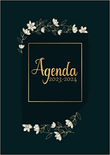 Agenda 24 Mesi 2023 2024: Agenda 2023 2024 A4 Giornaliera, Agenda 24 Mesi, Formato A4, Calendario mensile 2 anni 2023-2024, da gennaio 2023 a dicembre 2024