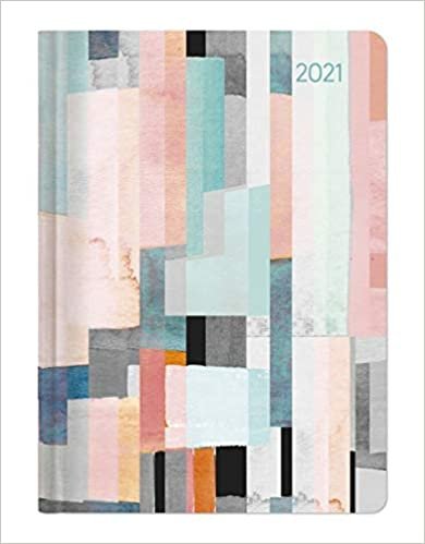 Ladytimer Midi Aquarelle 2021 - Taschen-Kalender 12x17 cm - Aquarell - mit Mattfolie - Notiz-Buch - Weekly - 192 Seiten - Alpha Edition