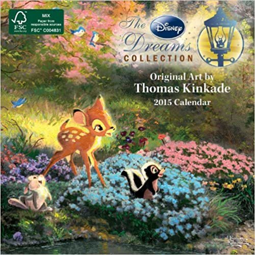 Thomas Kinkade: The Disney Dreams Collection 2015 Mini Wall Calendar
