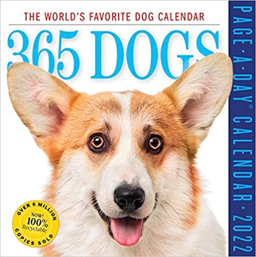365 Dogs Color Page-A-Day(r) Calendar 2022