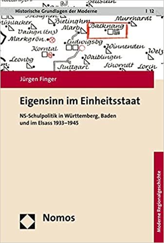 اقرأ Eigensinn Im Einheitsstaat: Ns-Schulpolitik in Wurttemberg, Baden Und Im Elsass 1933-1945 الكتاب الاليكتروني 