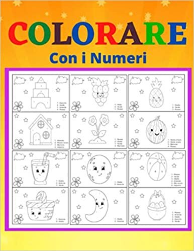 indir Colorare con i numeri: Libro da colorare per i più piccoli | imparare a colorare con numeri | attività creativa per bambini | 3 anni - 6 anni