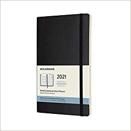 Moleskine 2021 Monthly Planner, 12M, Large, Black, Soft Cover (5 x 8.25) ダウンロード