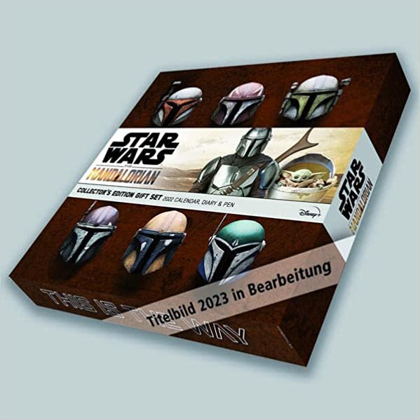 The Star Wars Mandalorian 2023 Calendar, Diary and Pen Box Set
