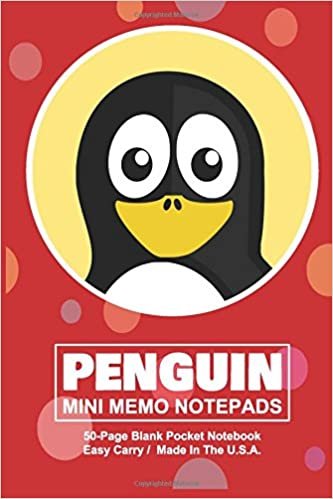 indir Penguin Mini Memo Notepads: 50-Page Blank Pocket Notebook, Diary, Journal, Sketchbook: Volume 1