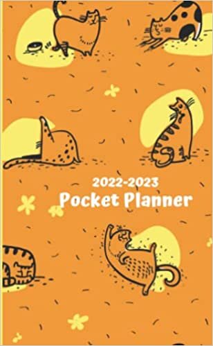 Astra Wade Pocket Calendar 2022-2023: for Purse |2 Year Pocket Planner| 24 Month Calendar Agenda Schedule Organizer | January 2022- December 2023 | Orange Cats تكوين تحميل مجانا Astra Wade تكوين