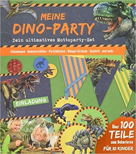 indir Aktivbuch - T-REX World - Meine Dino-Party: Dein ultimatives Mottoparty-Set