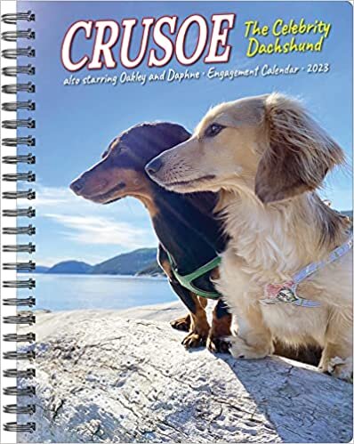 Crusoe the Celebrity Dachshund 2023 Engagement Calendar ダウンロード