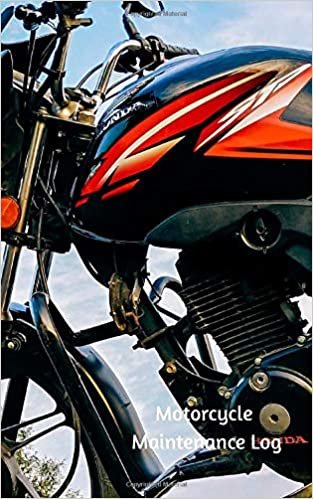 Motorcycle Maintenance Log - 50 pages - B & W interior - Glossy: Service and Repair Record Book For All Motorcycles 5" x 8" - Indian, Harley Davidson, Yamamha, Suzuki, Vespa - MM01 indir