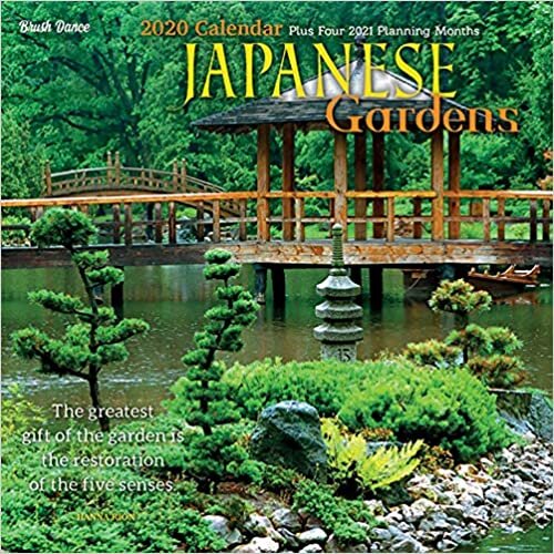 BROWNTROUT US: Japanese Gardens 2020 Mini Wall Calendar indir