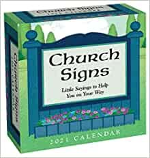 Church Signs 2021 Day-to-Day Calendar
