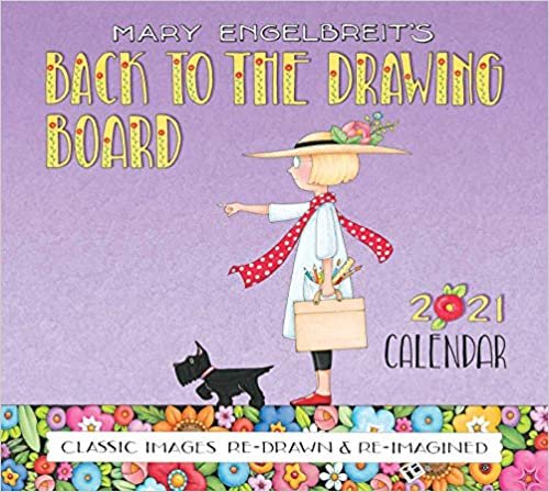 Mary Engelbreit 2021 Deluxe Wall Calendar: Back to the Drawing Board