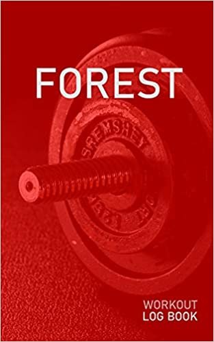 indir Forest: Blank Daily Health Fitness Workout Log Book | Track Exercise Type, Sets, Reps, Weight, Cardio, Calories, Distance &amp; Time | Record Stretches ... First Name Initial F Red Dumbbell Cover