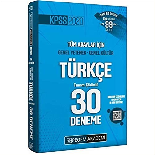 2020 KPSS Genel Yetenek - Genel Kültür Türkçe 30 Deneme indir